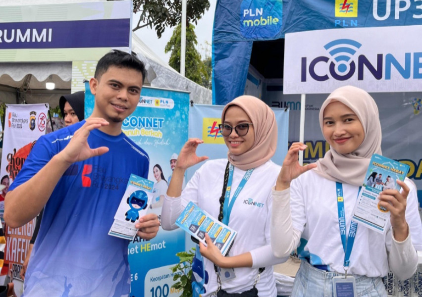 PLN Icon Plus Semarakkan Event Bhayangkara Riau Run 2024