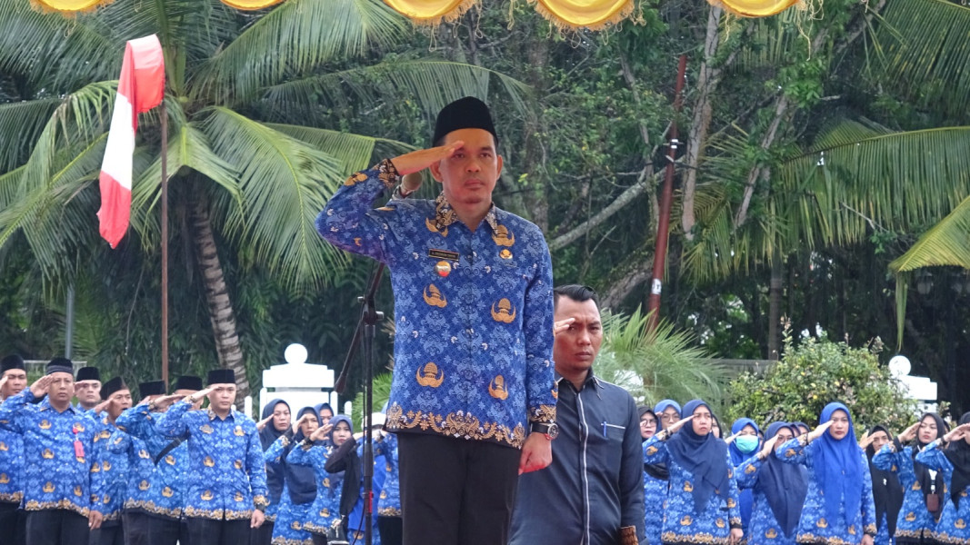 PJ Bupati Hadiri Peringatan Gabungan HUT KORPRI ke-53, HUT PGRI Ke-79, Hari Guru Nasional, dan HKN ke-60