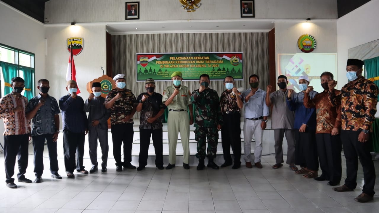 Kodim 0314 Inhil Gelar Kegiatan Kerukunan Imat Beragama