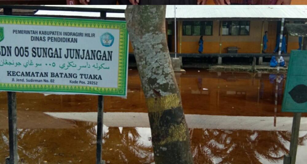 Keadaan Sekolah SD di Inhil ini Memprihatinkan