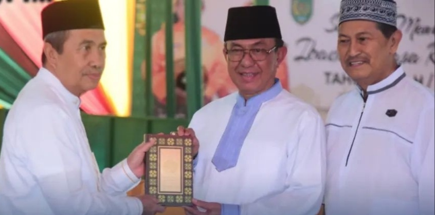 Bupati Inhil Sambut Kedatangan Gubernur Riau Dalam Rangka Safari Ramadhan 1444 H