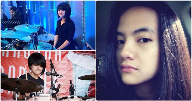 Jeane Phialsa, Drummer Manis yang Bikin Cowok 'pengen jadi simbalnya'