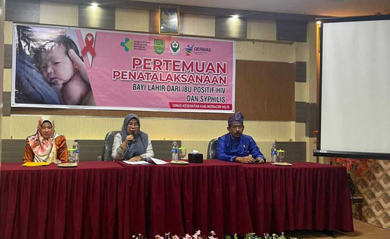 Dinkes Inhil Gelar Pertemuan Penatalaksanaan Bayi Lahir dari Ibu HIV dan Syphilis