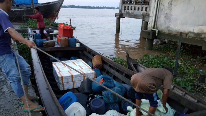 Perompakan Pompong di Inhil Seorang ABK Tenggelam