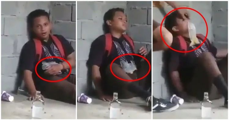 Beredar Video Remaja Berpakaian Sekolah Teler Mabuk Lem