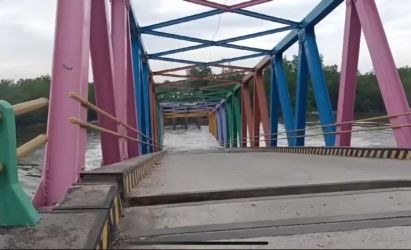 Jembatan Roboh di Meranti Dibangun Ulang Tahun 2025