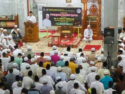 Bupati Inhil Hadiri Peringatan Nuzulul Qur an di Mesjid Agung Al - Huda