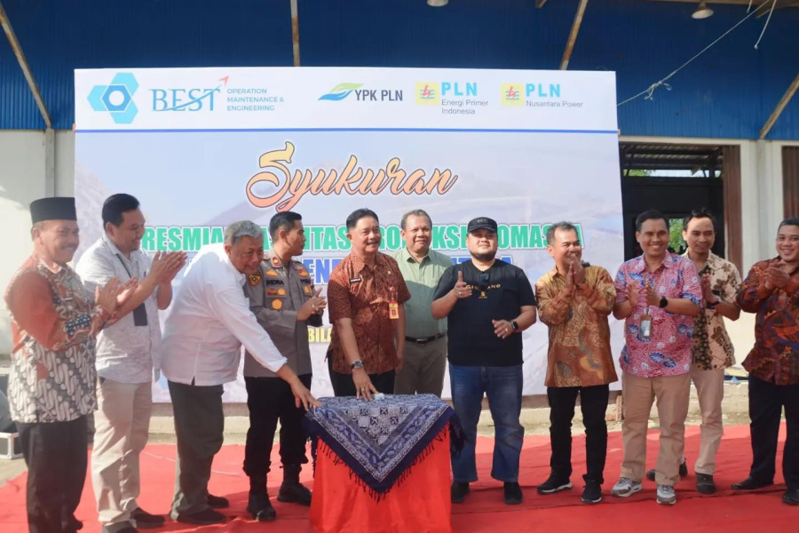 Diresmikan PJ Bupati Inhil, PT BEST Mulai Produksi Biomassa untuk PLTU Tembilahan