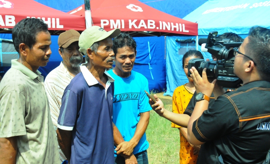 Masyarakat Korban Banjir Merasa Terbantu Dengan Adanya Perhatian Pemkab Inhil