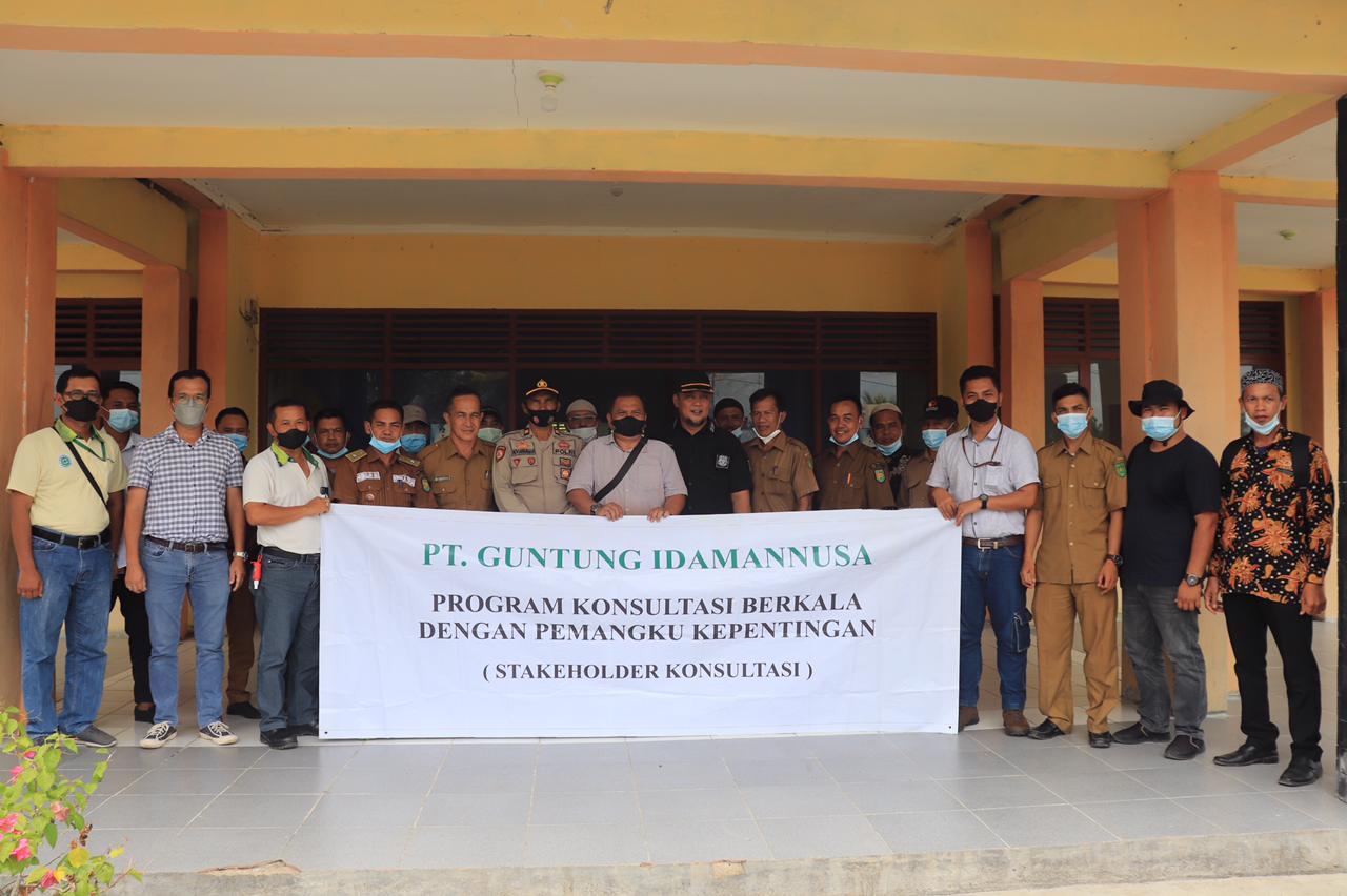 Tiga Kades di Gaung Puji Kepedulian PT GIN Terhadap Masyarakat Sekitar