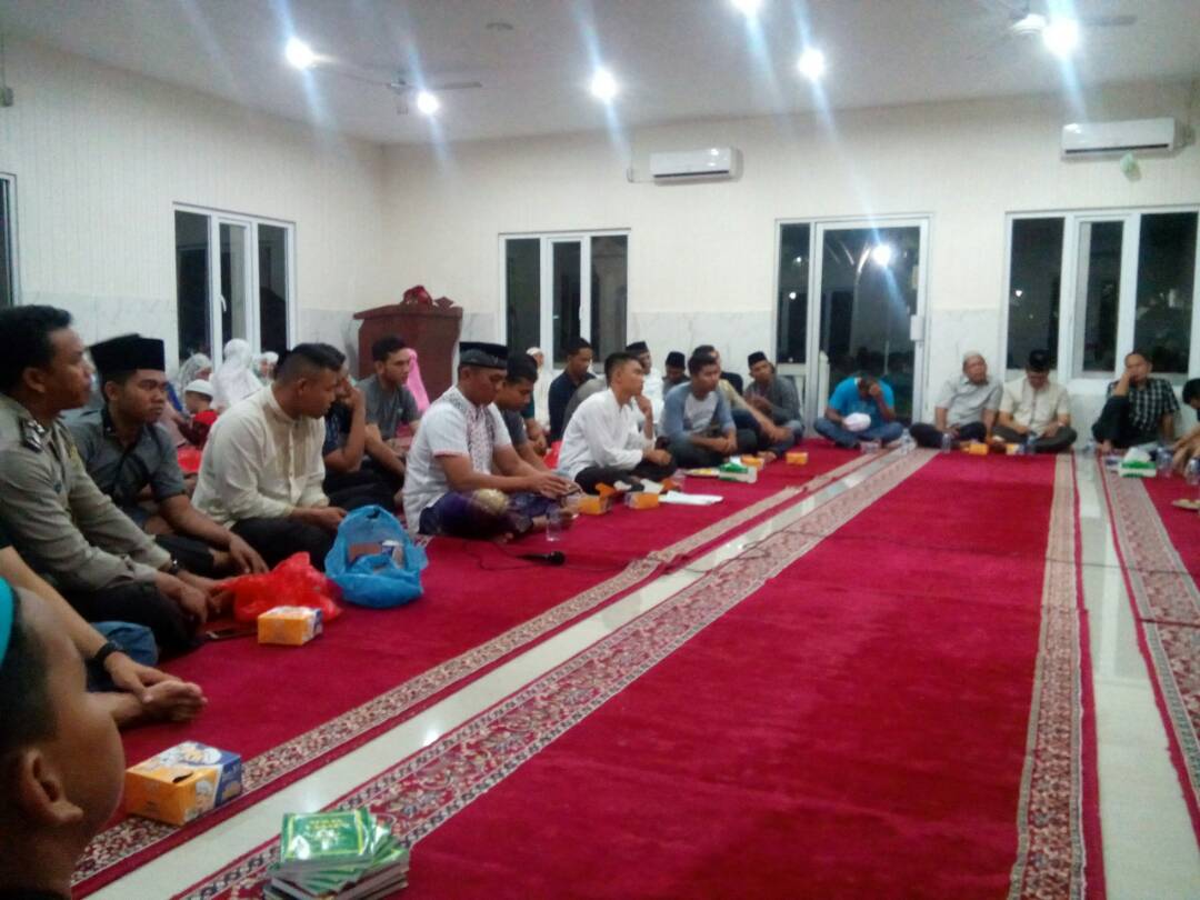 Usai Solat Isya, Polres Rohil Gelar Kegiatan Binrohtal