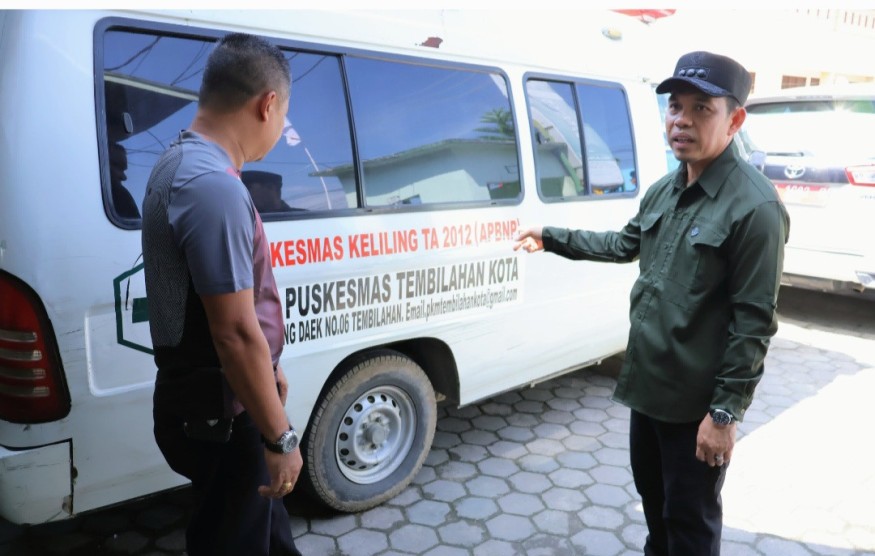 Pj Bupati Inhil Sidak Puskesmas Tembilahan dan Puskesmas Gajah Mada