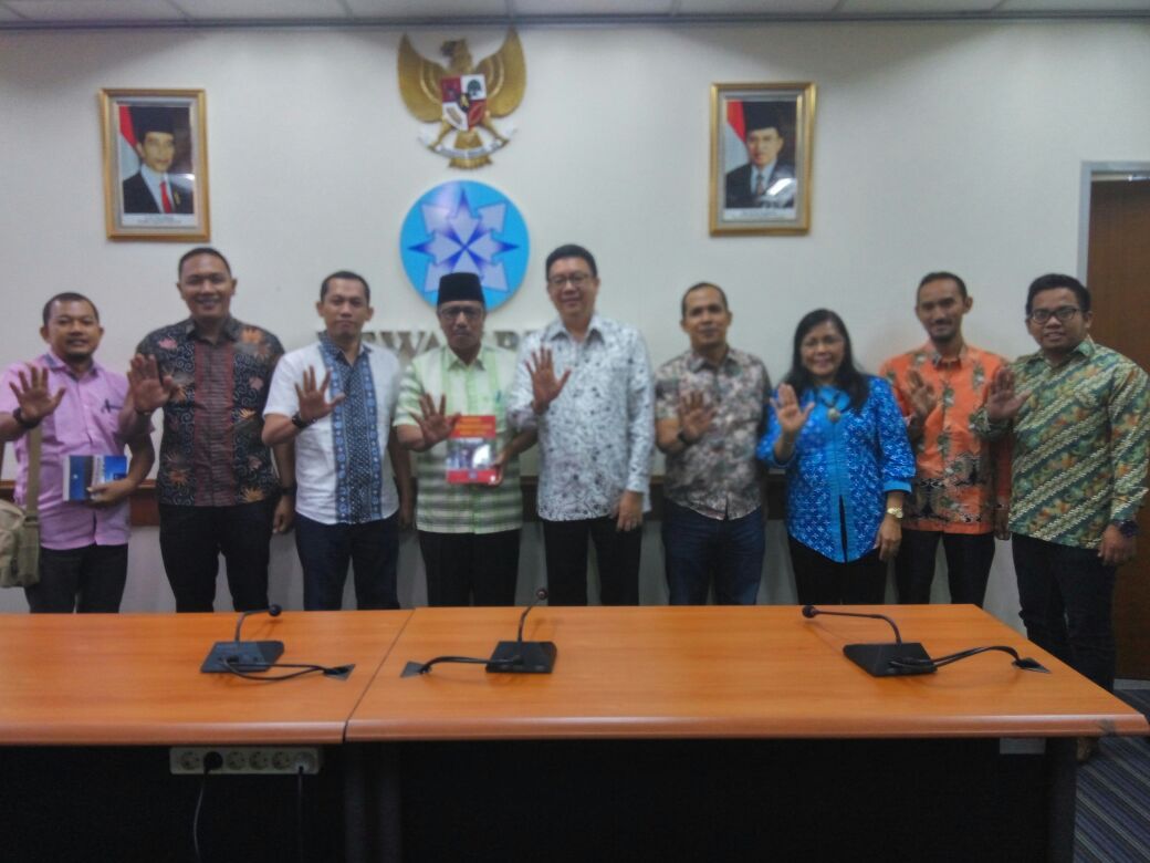 Diskominfo Inhil Kunjungi Dewan Pers