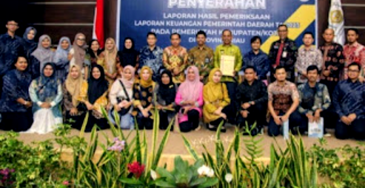 Ketua DPRD Inhil Hadiri Acara LHP LKPD Tahun Anggaran 2023 Provinsi Riau