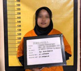 Wanita Diduga Lesbi Pelaku Penikaman di Pekanbaru Ditangkap