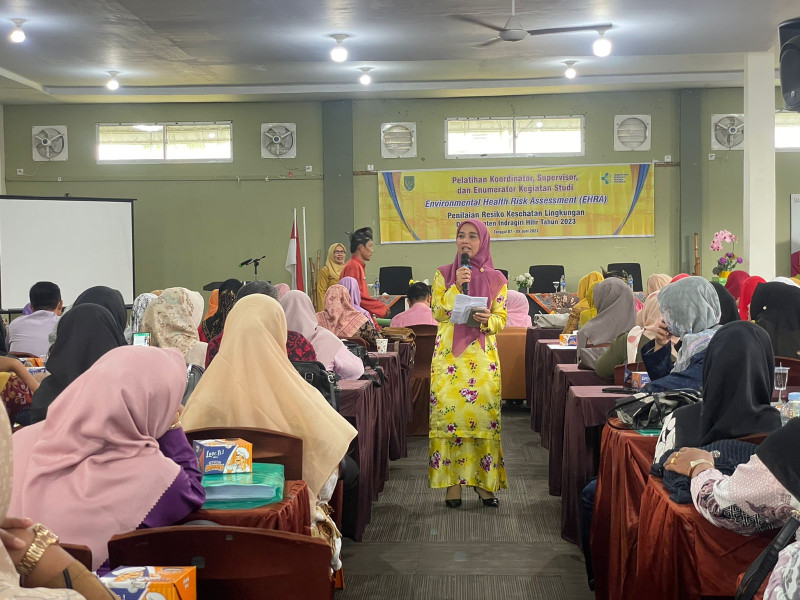 Dinkes Inhil Laksanakan Pelatihan Koordinator, Supervisor Dan Enumerator Kegiatan Studi EHRA