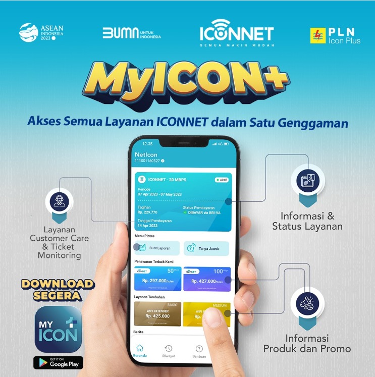 PLN Icon Plus Sumbagteng Sosialisasikan Aplikasi My Icon+