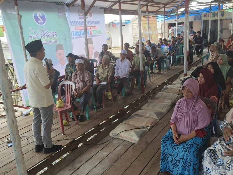 Warga Sepakat Jaya Keluhkan Kerusakan Kebun, Bang Ferry Datang Berikan Solusi